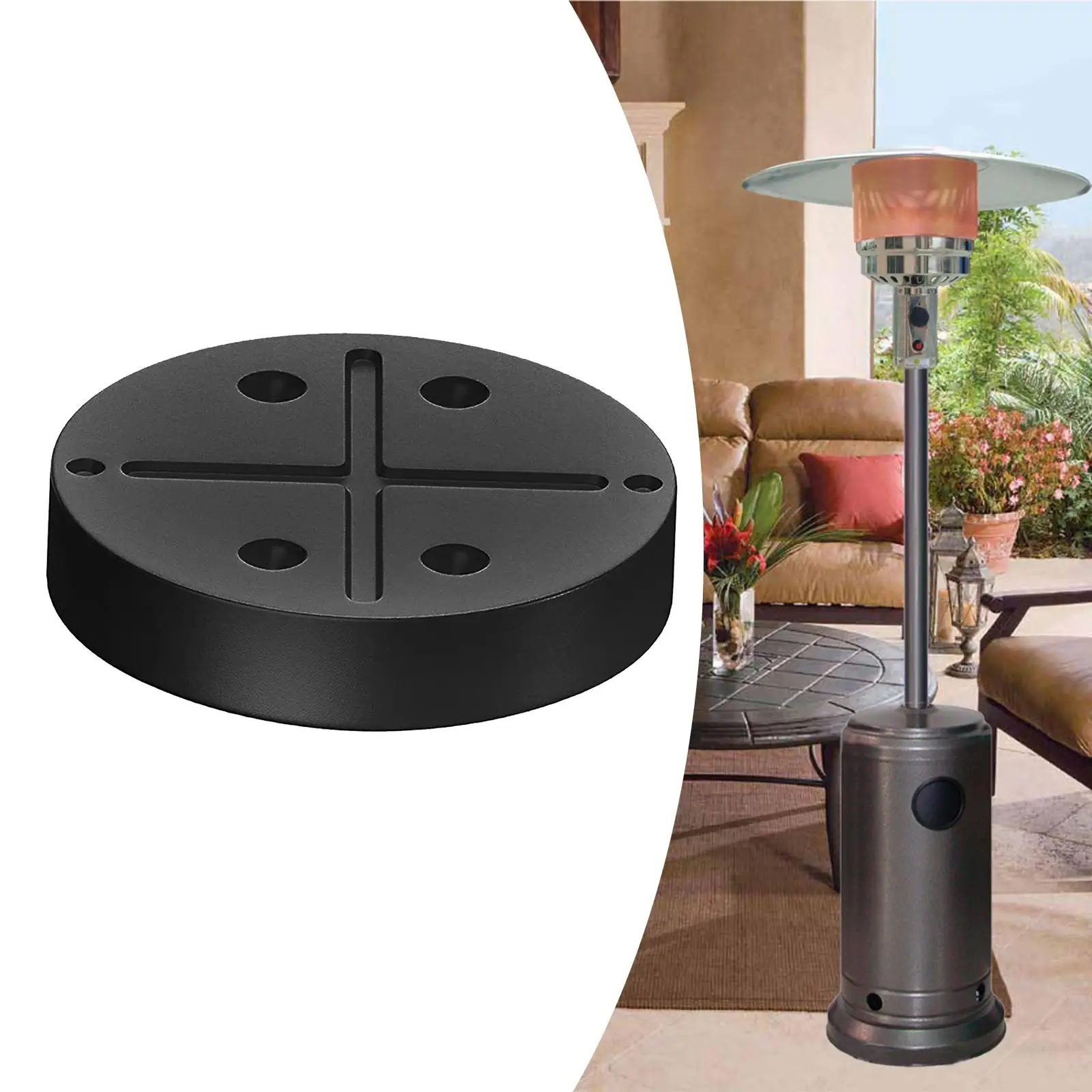 

Patio Heater Sand Box/Water Box Spare Parts High Performance Easy to Assemble Increase The Stability of Patio Heaters Replaces