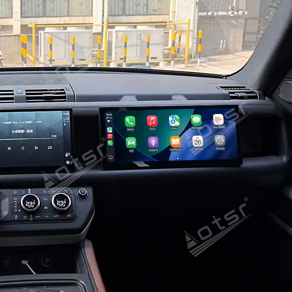 

Двойной 12,3-дюймовый Android 13 для Land Rover Defender 2018-2025: автомагнитола с CarPlay, GPS-навигацией и стереоприемником (автоаксессуары)