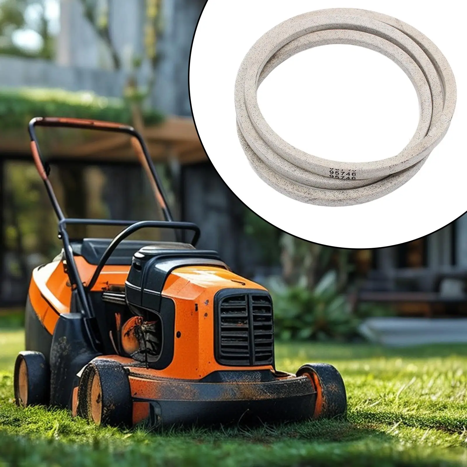 

Mower Belt Mower Universal Easy to Install Professional Attachment High