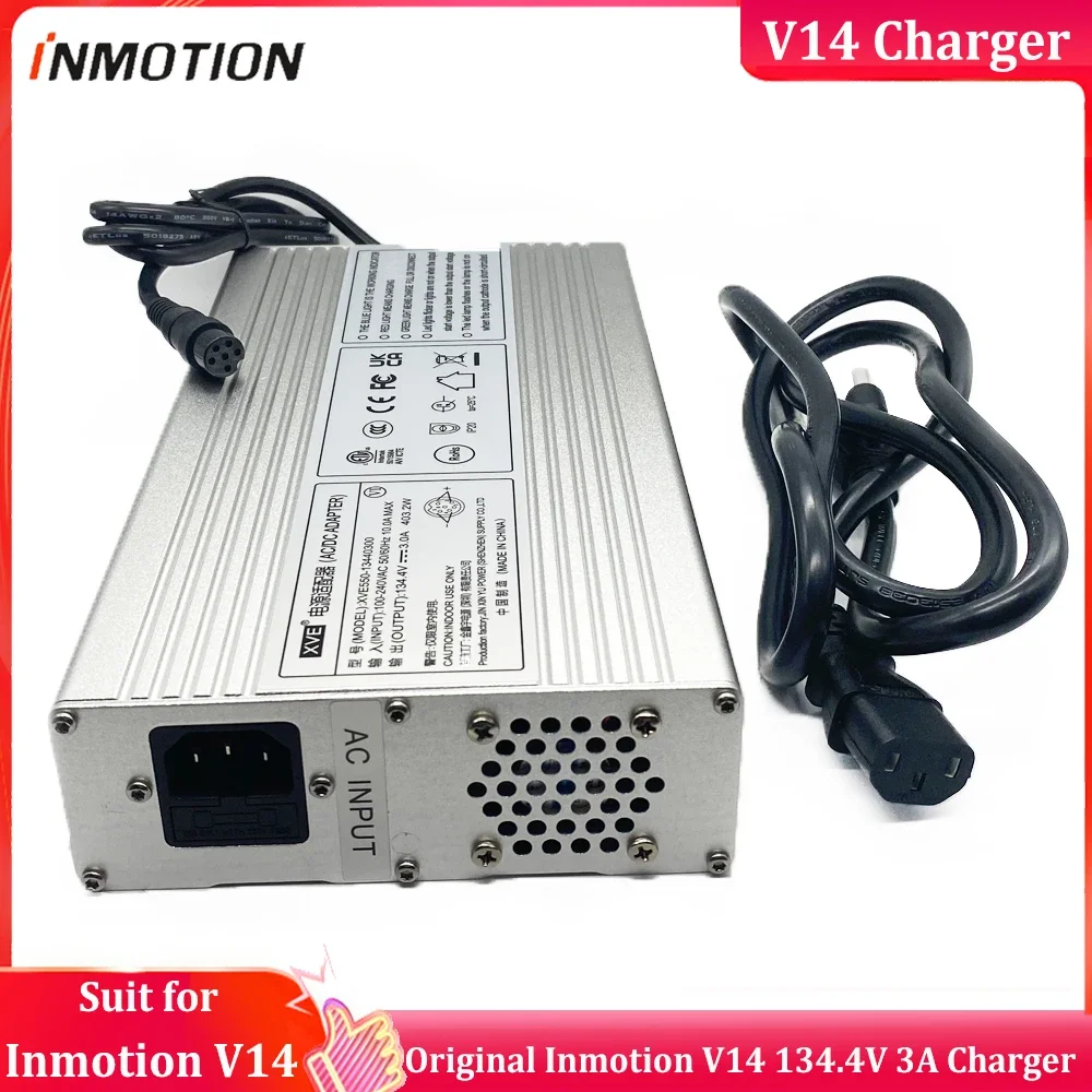 Original Inmotion V14 134.4V 3A Charger for 134.4V 2400Wh Inmotion V14 Electric Unicycle Official INMOTION Accessories