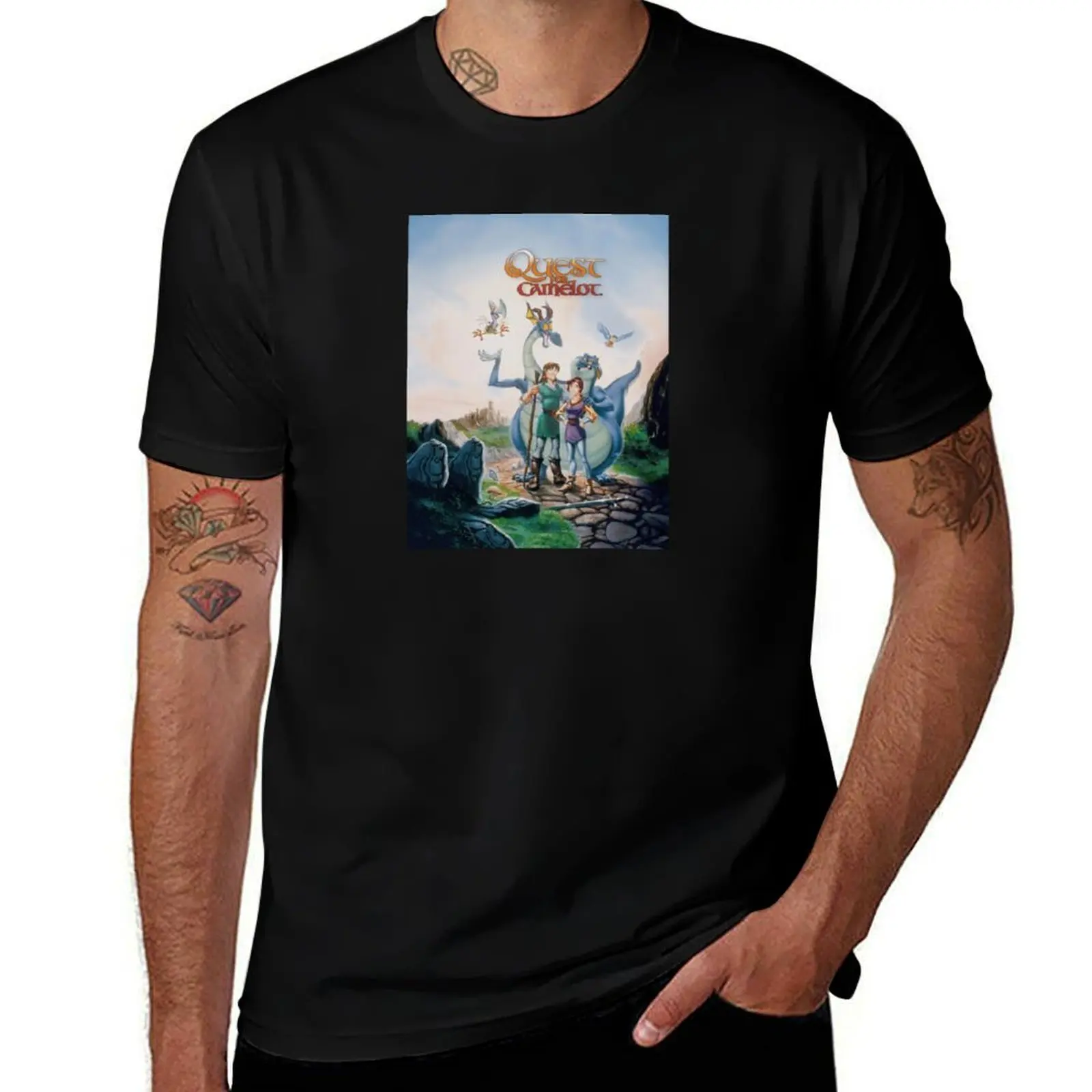 Quest For Camelot T-Shirt Casual Breathable Short Sleeve Top T-Shirt