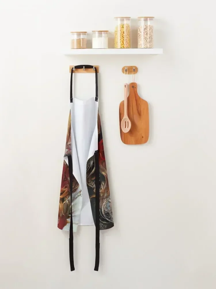 مريلة مايلين فارمر للنساء مع جيب باريستا شيف زي مطبخ نسائي #2