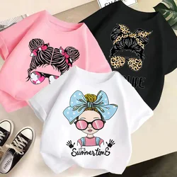 Children's Summer T-Shirt New Children's Short-Sleeved T-Shirt Men And Girls Round Neck Tops Baby Cotton T-Shirt Bottoming Shirt