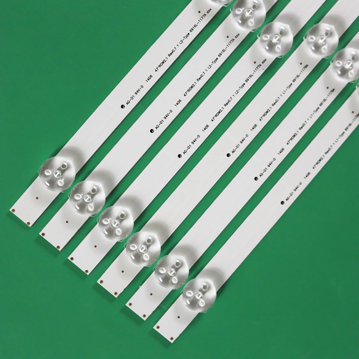 Tira de LED para iluminación trasera para 47LN519C 47LN575U 47LA620V 47LN577V 47LA621S 47LP360C 47LN613V 47LA6208