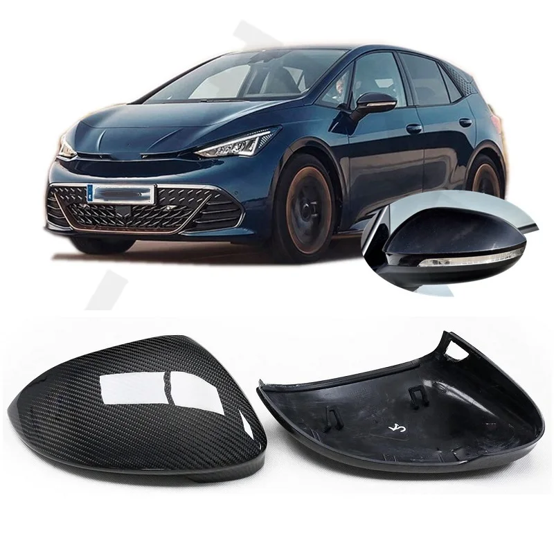 

for Seat Cupra Born K11 2021 2022 2023 2024 e-boost Real Carbon Fiber Side Rear View Mirror Cover Tuning Accessories