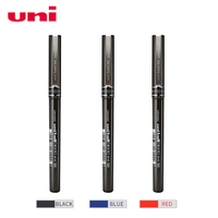 Japan UNI 0.5mm Gel Pen UB-155 Straight Liquid Ballpoint Pen Student Office Business Stationery Pens for Writing Back To School