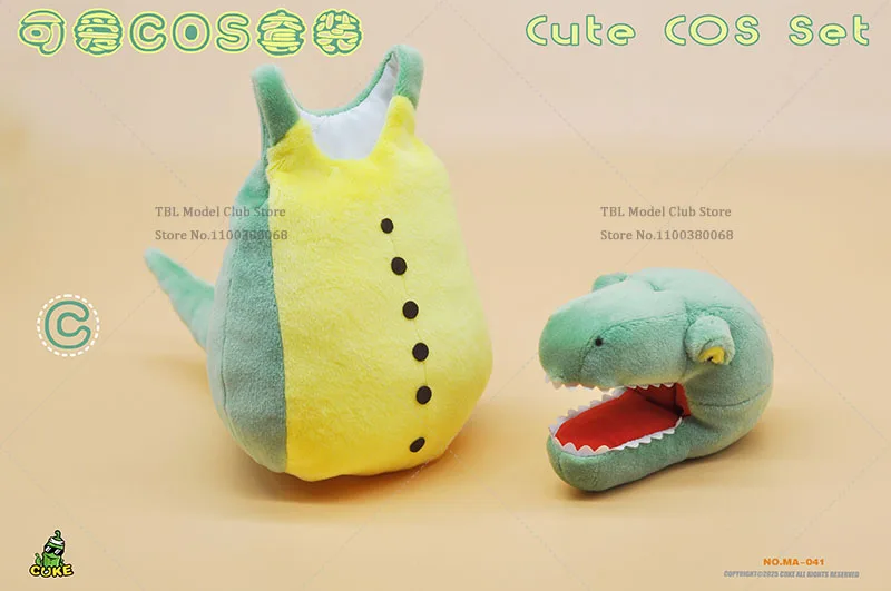 متوفر CUKE TOYS MA-041 1/6 مقياس لطيف كوس الحيوان الملابس مجموعة نموذج صالح 12 بوصة أنثى عمل نموذج لجسم ألعاب الدمى