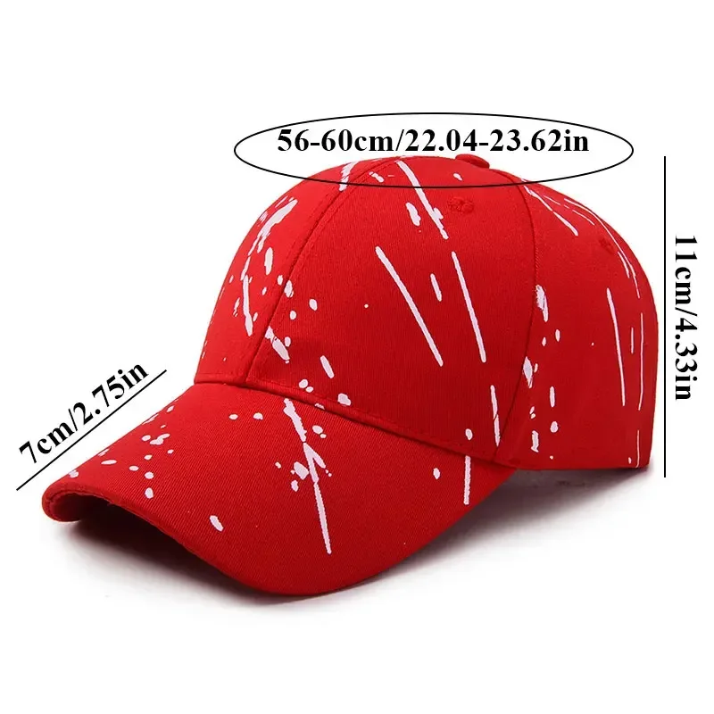 Women Men Outdoor Snapback Caps Korean Version Neutral Casual Graffiti Sun Hats Unisex Stylish Breathable Baseball Caps