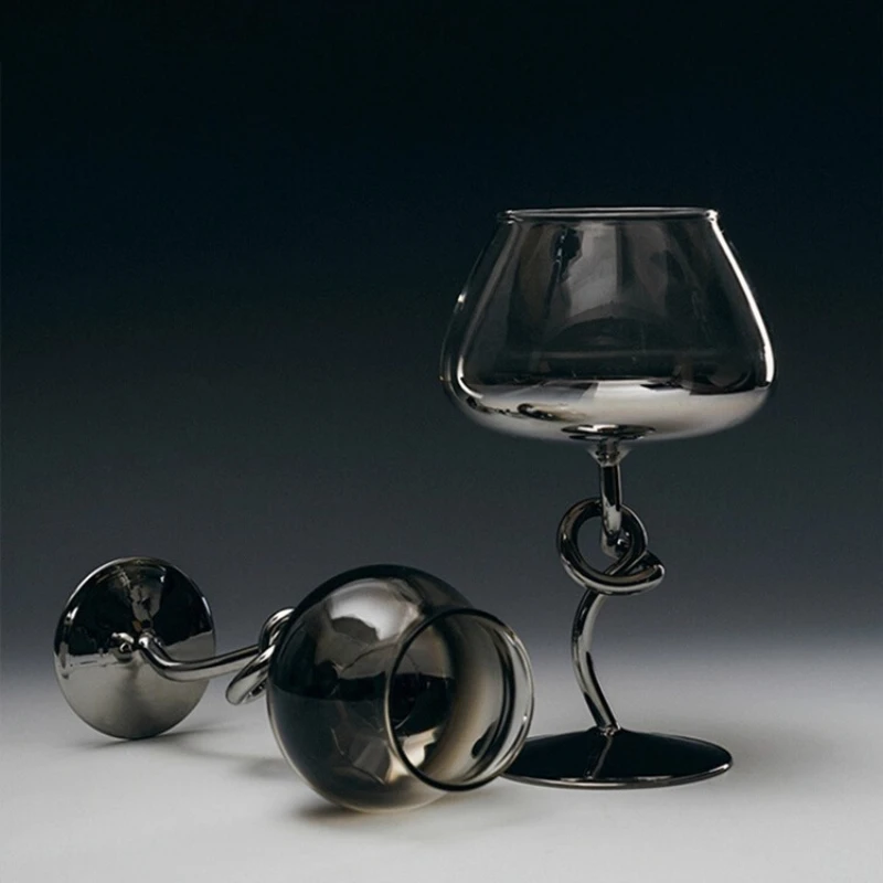 

Silver Tall Wine Glass Creative Gift accesorios para auto accesorios para auto