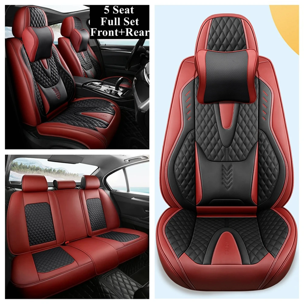 Front+Rear Full Set Auto Car seat Covers for Fiat Aegea Freemont Fullback Linea Ottimo Panda Punto Sedci Strada Tipo Uno Viaggio