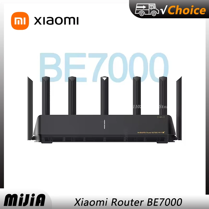 

NEW Xiaomi Router BE7000 Mi Router 7000 1GB Mesh PPPoE Tri-Band WiFi Repeater Signal Amplifier IPTV 4x2.5G Ethernet Ports Modem