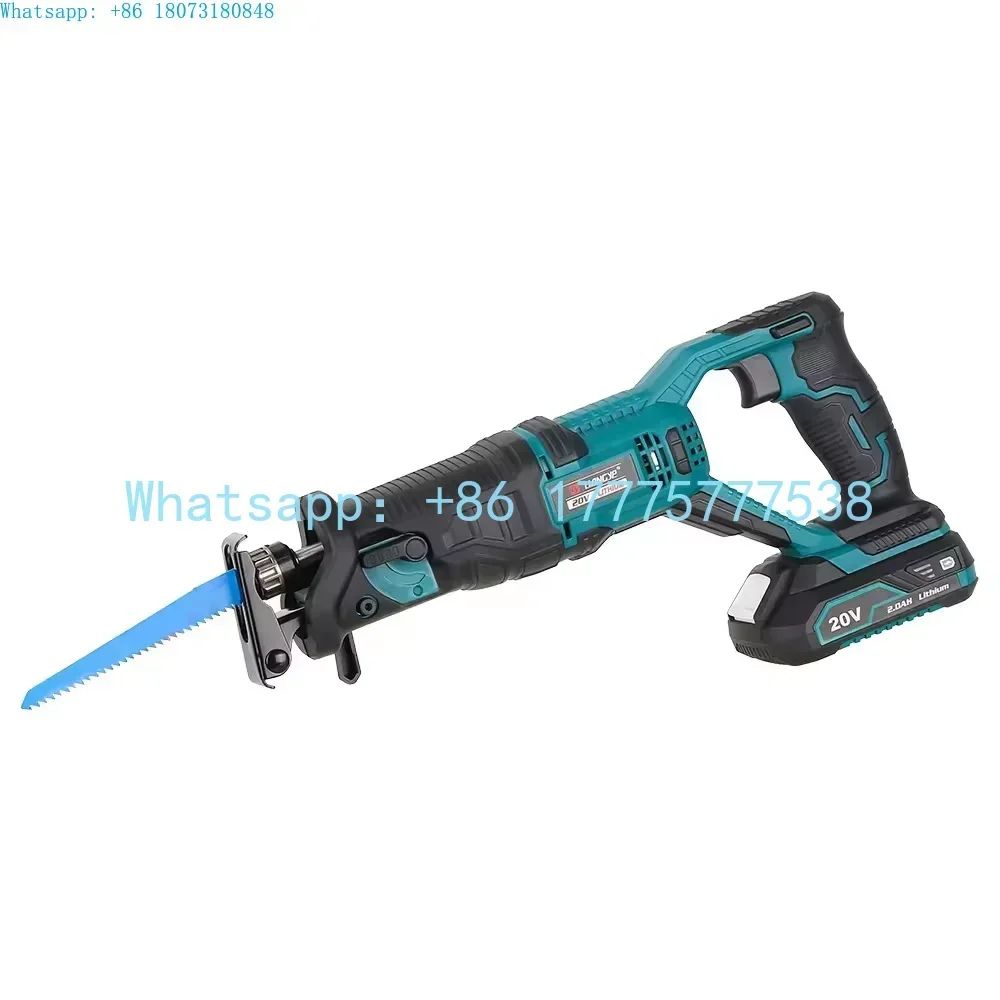 

Industrial Grade Variable Speed Cordless 21V 24V 2000mAh Lithium Battery Powerd Cordless Electric Reciprocating Saw