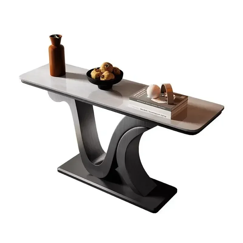 

Light luxury entrance table, high-end living room against the wall, modern entrance hotel villa foyer entrance table