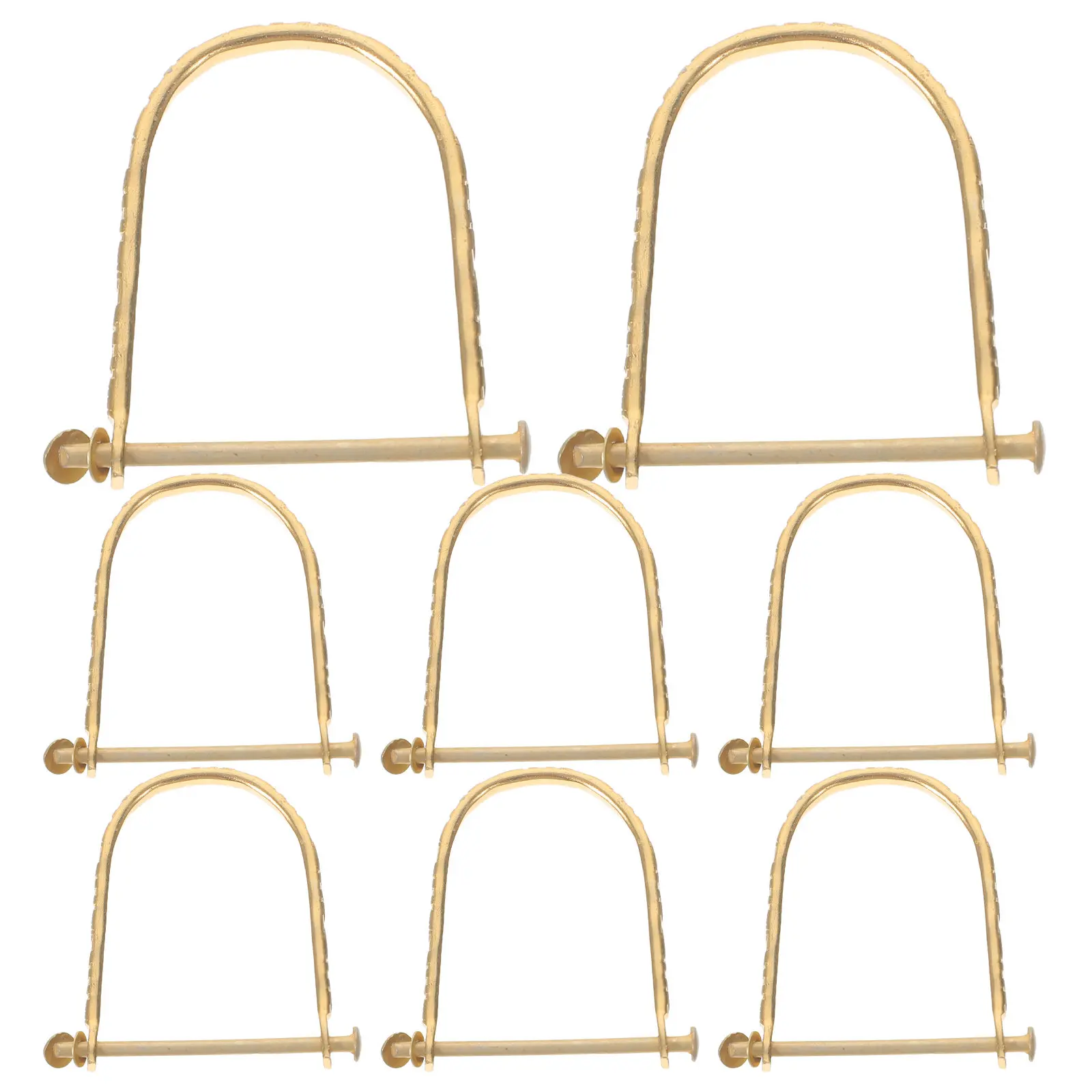 4 Set Diy Folding Hand Fan Supplies Replacement Clips Fasteners Assembly Repair Kit Handheld Fixing Parts Bamboo Foldable Shaft