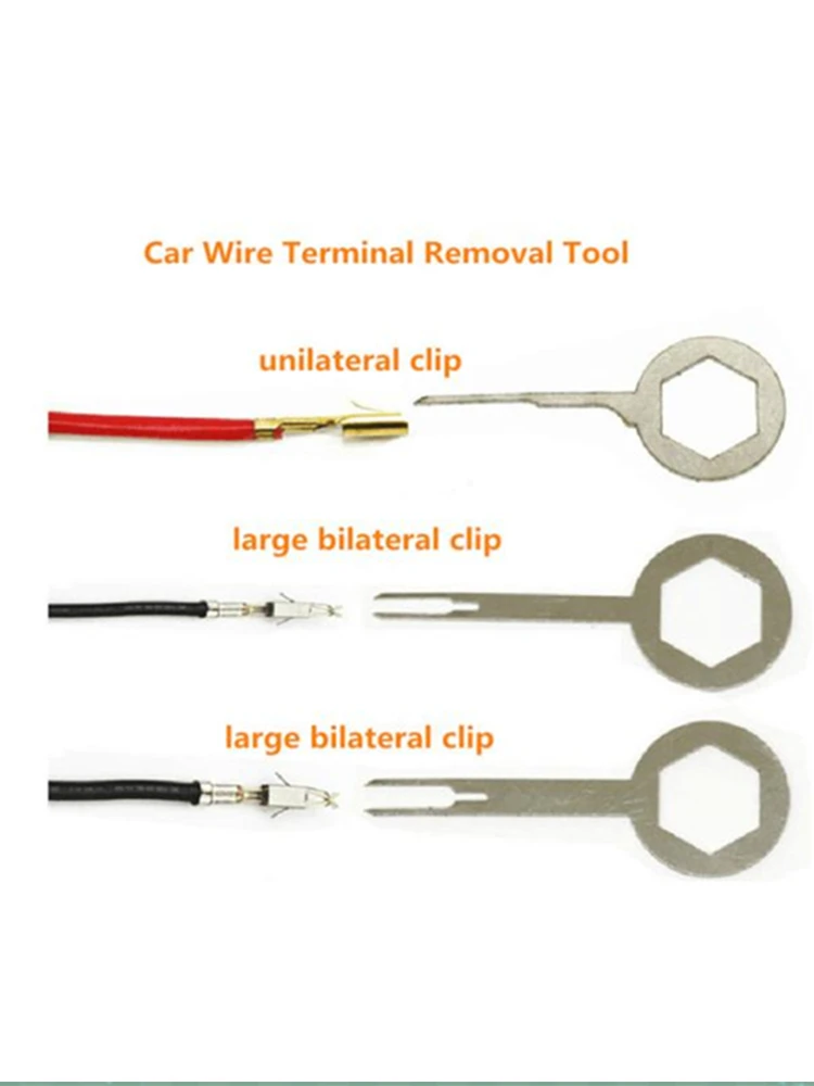 3pcs Car Terminal Removal Tool Puller Kit Accessories For SSANGYONG Actyon Chairman Istana Korando Kyron Musso Nomad Rexton