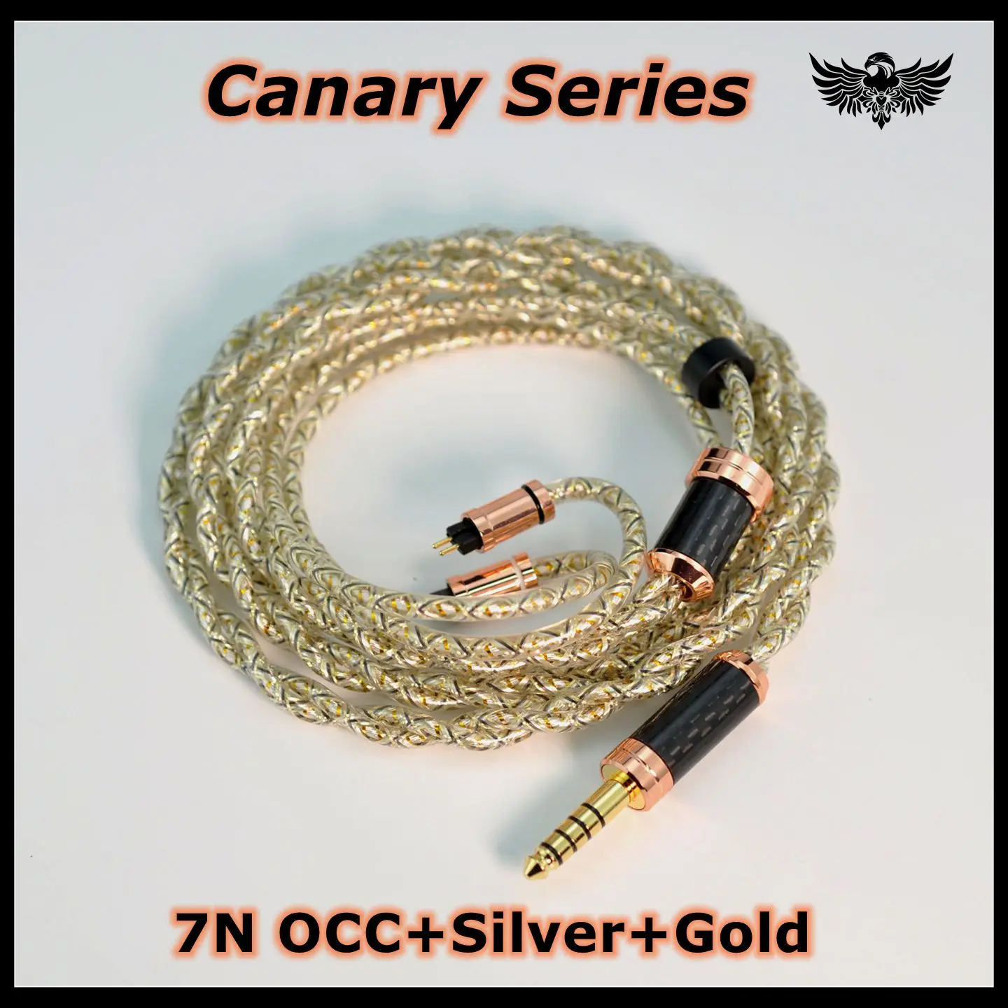 Серия Canary, золотой, серебряный, медный гибридный высококачественный модернизированный кабель 0,78 мм IE900 N5005 MMCX