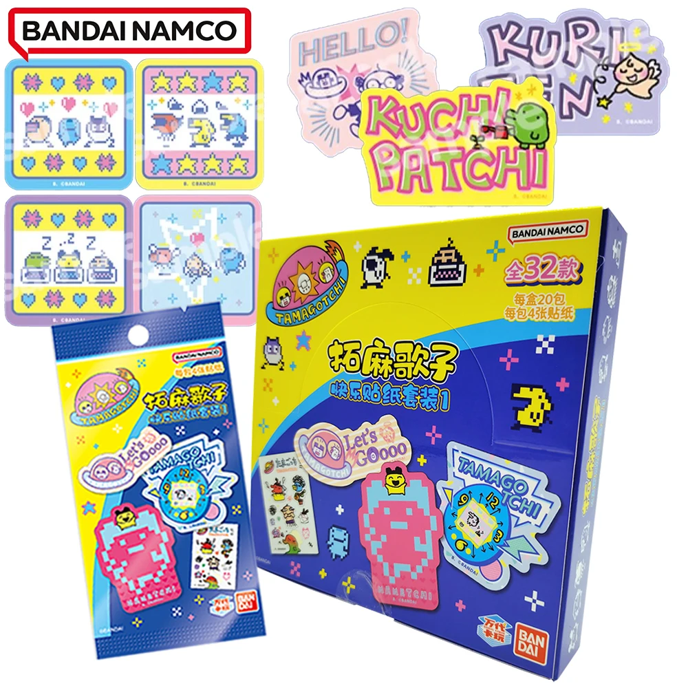 

BANDAI оригинальная коллекционная карта Тамагочи, изысканная детская игрушка, наклейки, карты, забавная креативная книга, украшение для чашки, игрушки, подарки
