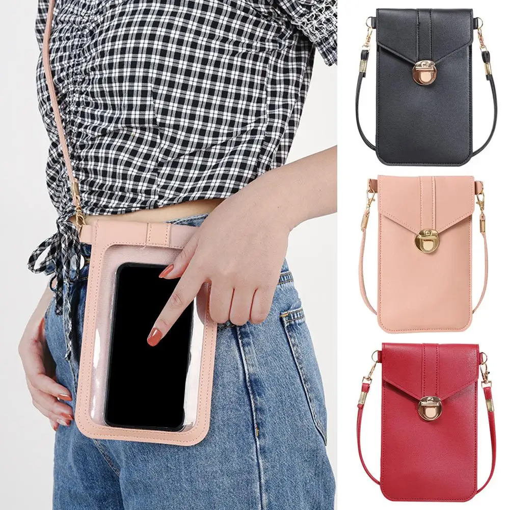 Touch Screen Mobile Phone Bag Women's Fashion Korean Purse Bag Handbag Bags Shoulder Crossbody Women's Versatile Y6D4