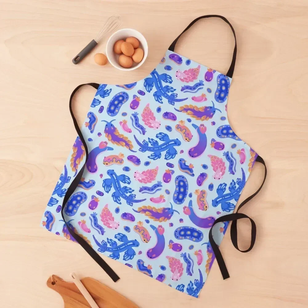 

Sea slug - pastel blue Apron Kitchen Things And For Home cook wear kindergarten teacher japanese woman Apron