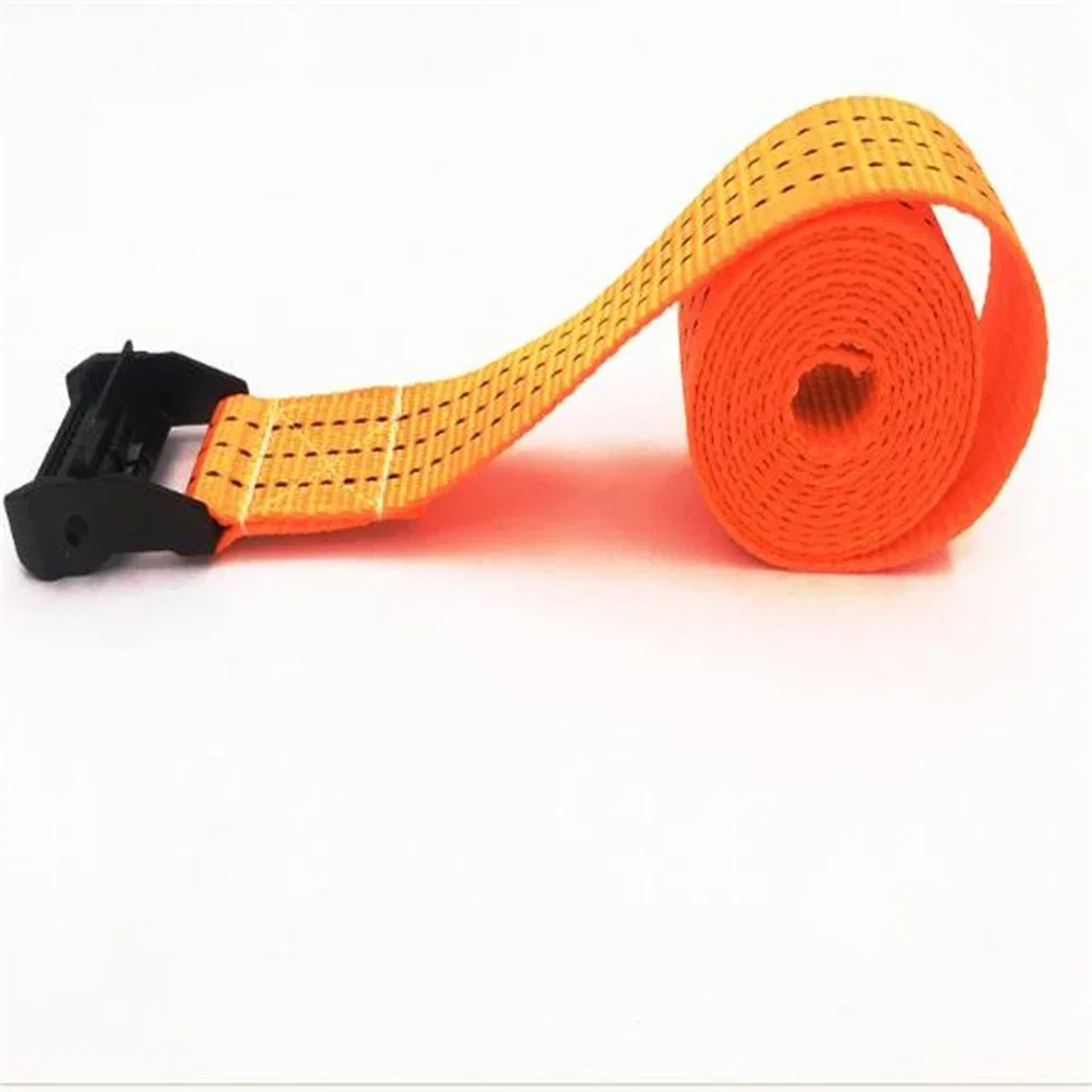 1.5 Inch 3.8CM Press Buckle Polyester Webbing Car Cargo Truck Fast Bundling Belt Fastener Fixing Belt 5m