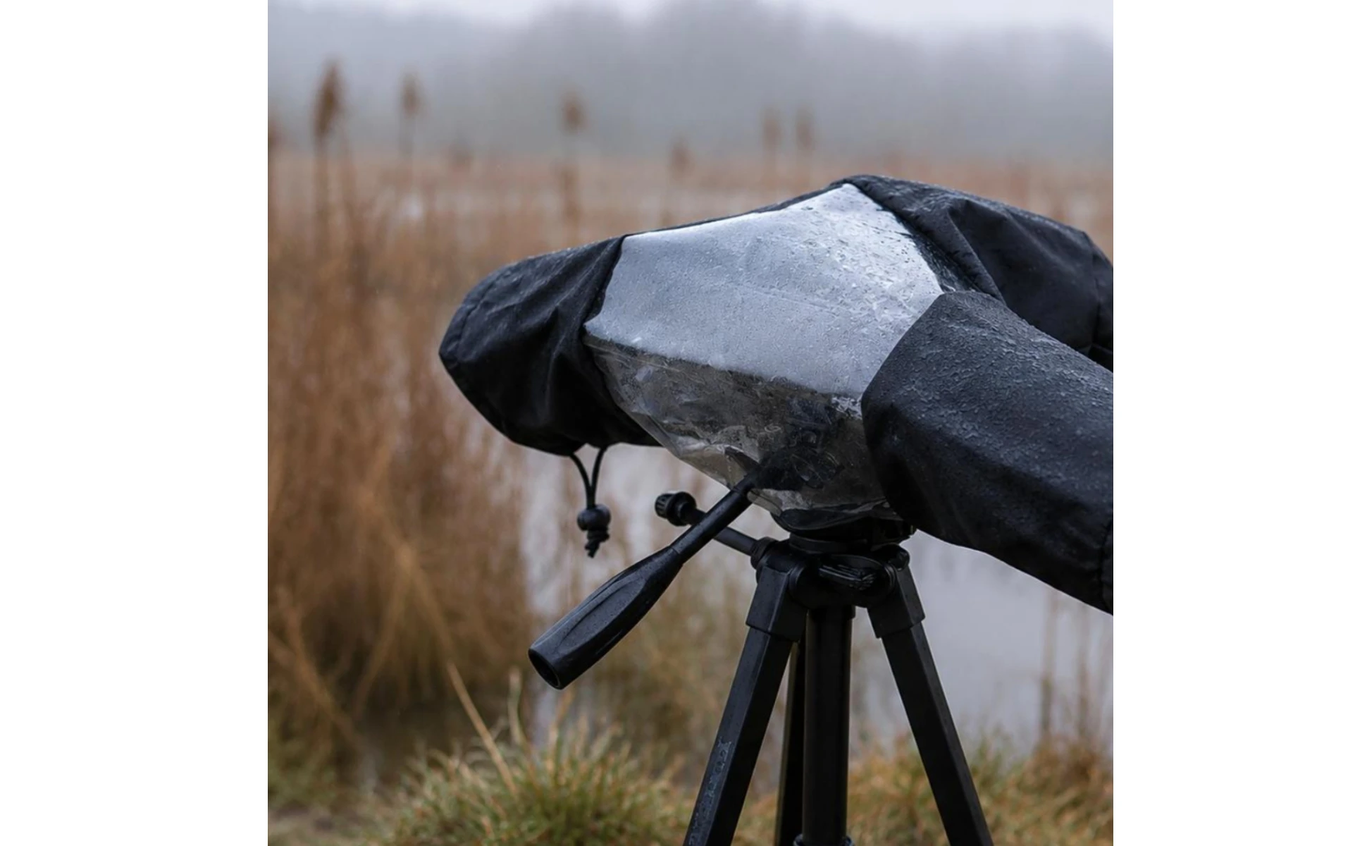 DSLR Rain Cover Weather Protection Camera Lens Rain Cover Lens Jacket Folds Flat Photo Gear Long-Lasting Nylon for Outdoor