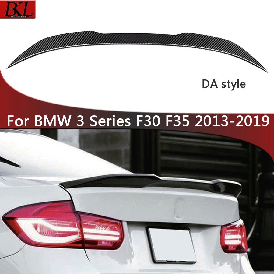 

For BMW 3 Series F30 F35 320 330 DA style spoiler rear wing duckbill dry carbon fiber car wier car wing modified tail upgrade