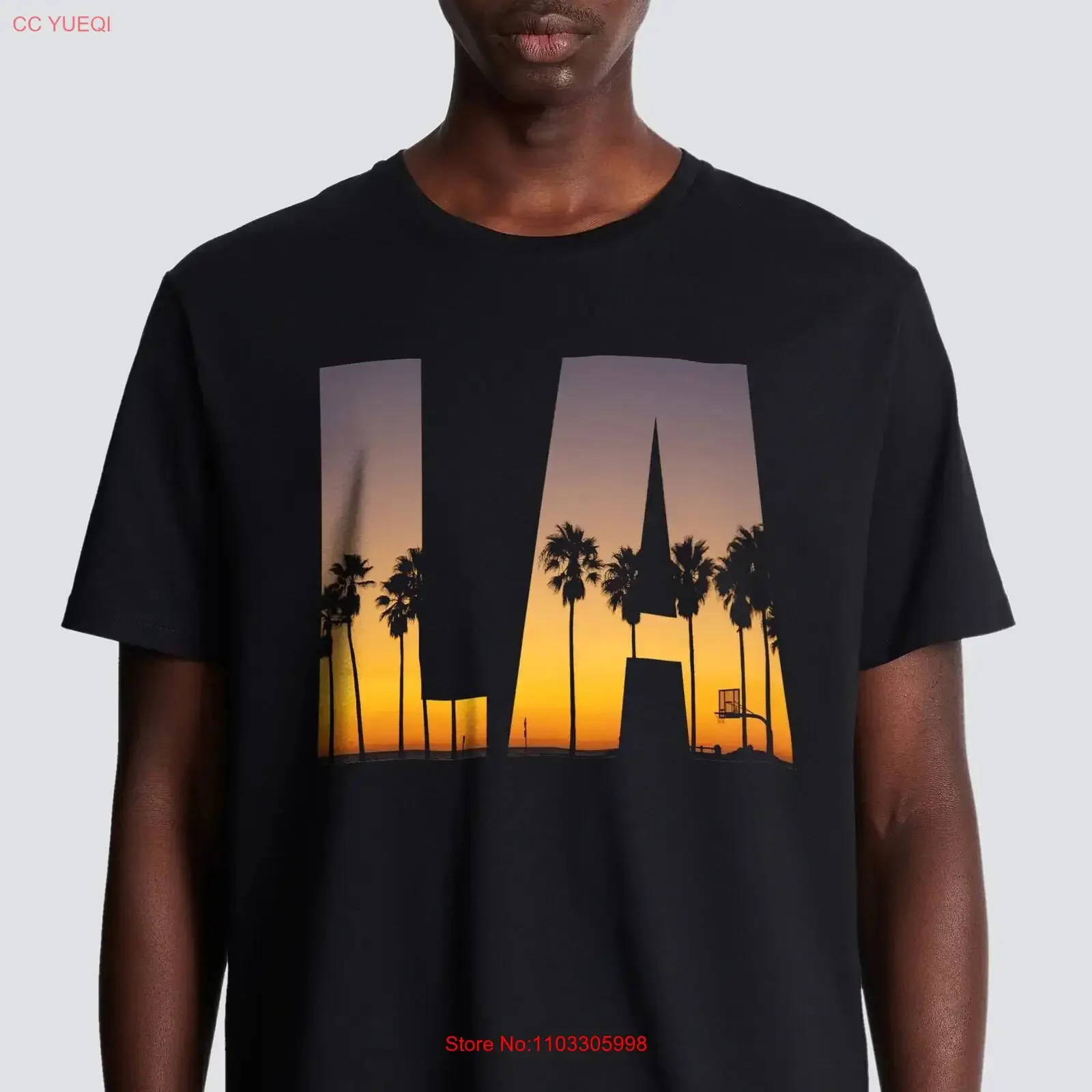 La Los angeles t camisa lembrança da ideia em movimento para a califórnia viagem santa mônica praia vintage lavado gráfico streetwear casual
