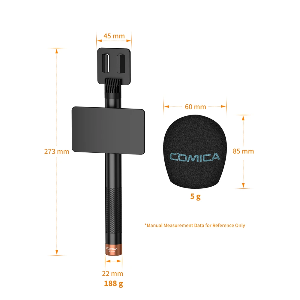 Imagem -06 - Comica-hr-wm Alloy Microfone Handle para Microfone sem Fio Adaptador Portátil Entrevista Discurso Wedding Stage