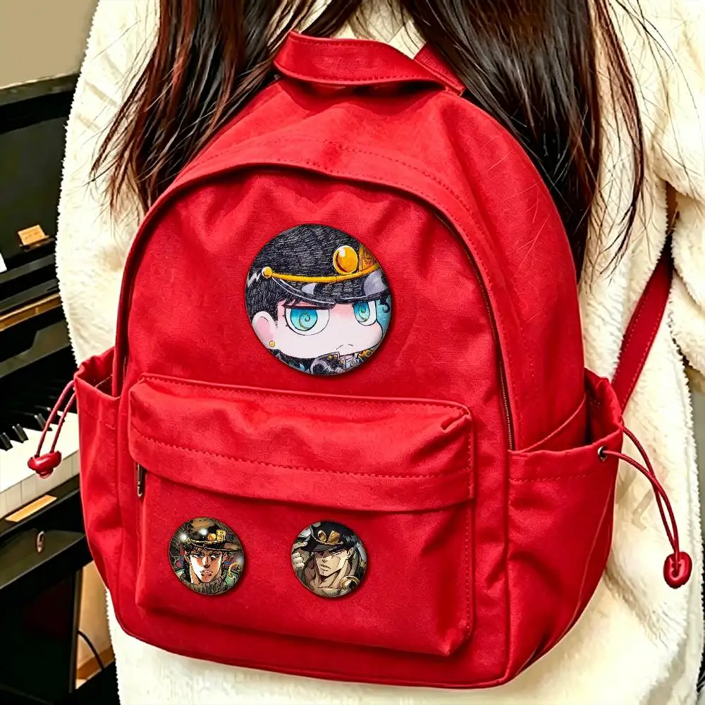 J-JOJOs J-Jotaro K-Kujo Custom Enamel Pin Badges 25mm 32mm 44mm 58mm Backpack Hat Decor Toys Gifts