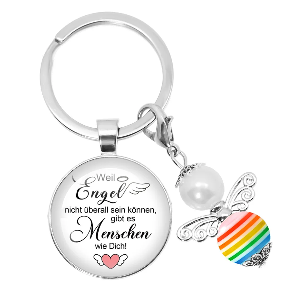 Because Angel Can't Be Everywhere, There Are People Like Your As Farewell Educator Gift Childminder Kindergarten Kita Keychain