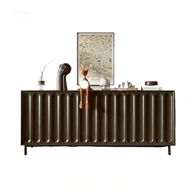 Modern Textured Living Room Cabinet Minimalist Aesthetic Trendy Classic Living Room Cabinet Practical Unique Meuble Furniture