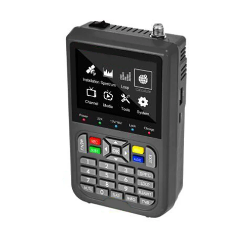 Portable Digital Satellite Finder with Clear LCD Screen for Signal Strength Detection Works with For V8 and For Finder2