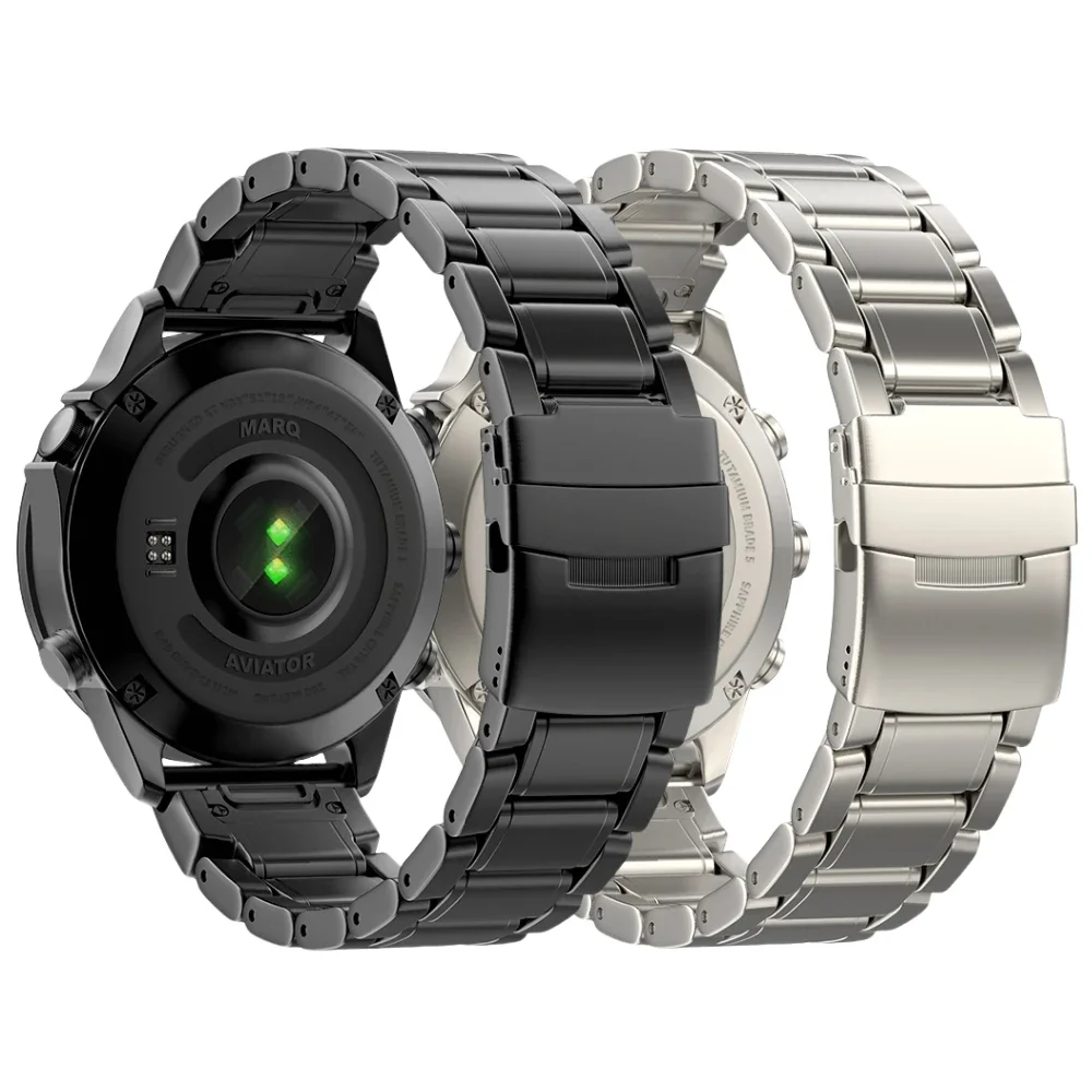 

22 26 мм титановый браслет Marq Aviator Quick Fit для часов Garmin Fenix8 47 мм 51 мм 6Pro/5XPlus/Ininct2X ремешок-браслет