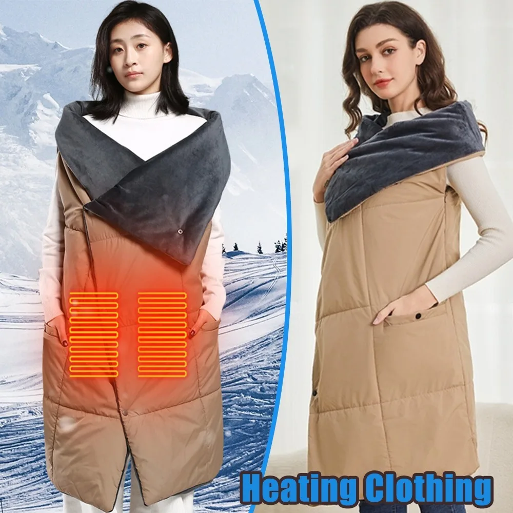 

Graphene Heating Clothing Electric Blanket Smart Constant Temperature Winter Warm Wear for Men Women Cold Protection Heated