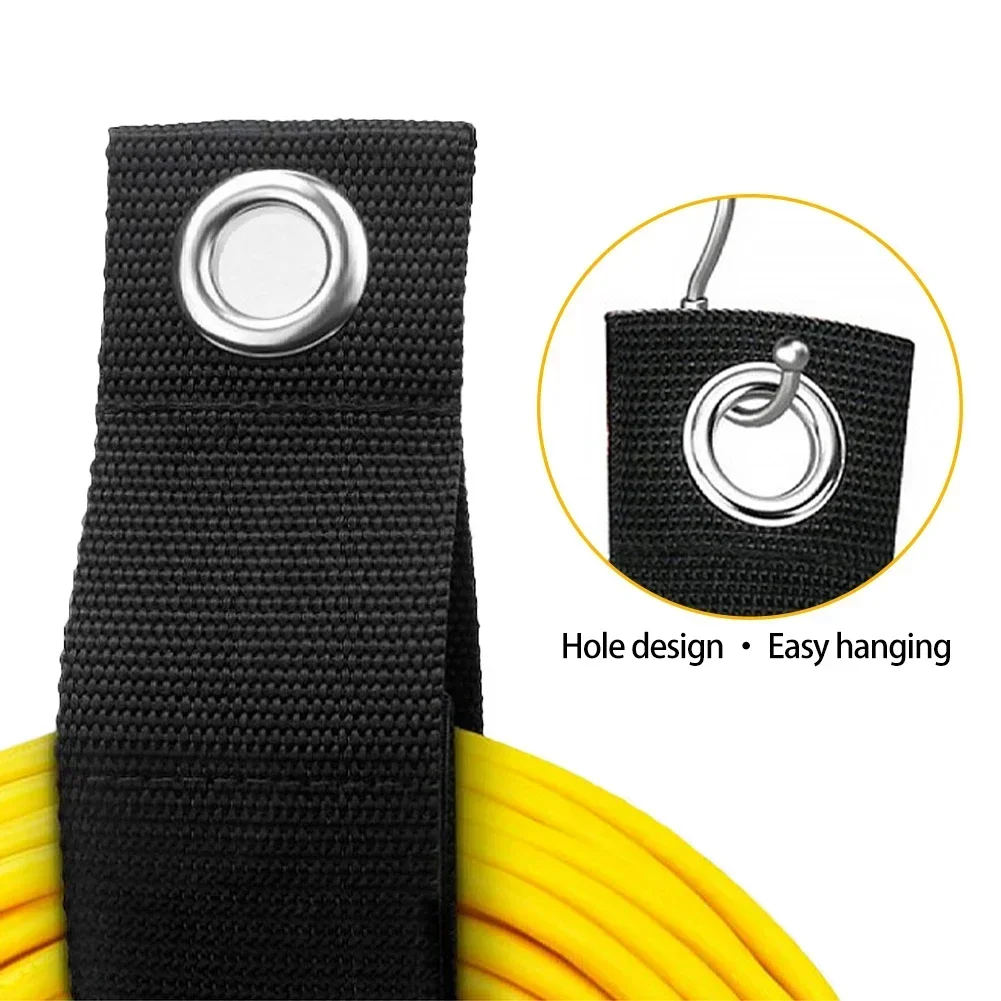 Nylon Heavy Duty Storage Straps Extension Cord Cable Wire Ties Hose Organizer Wrap Garage Tools Holder Home Organization Hooks