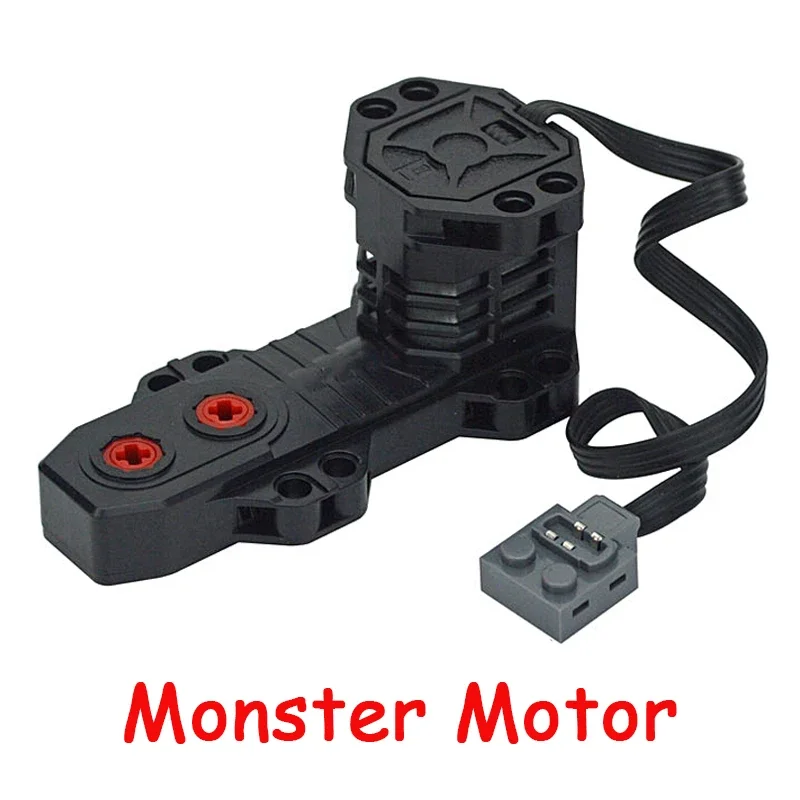 MOC Technology Blocks Off-road Vehicle Motor Monster Motor Power Functional Parts Building Blocks Car Toys compatible with 5292