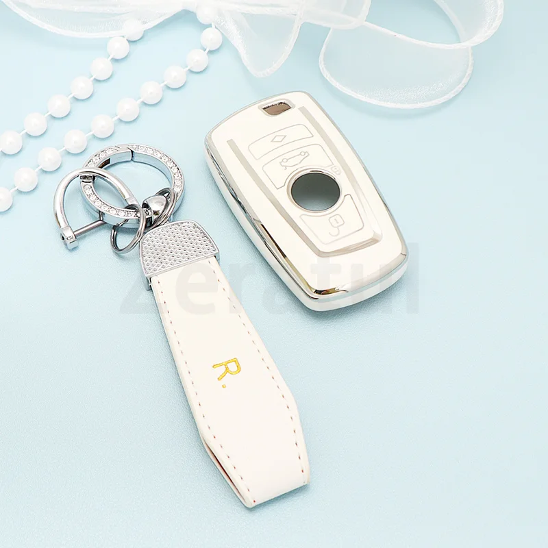 TPU Car Remote Key Case Cover Fob Keychain For BMW G30 F11 X3 F25 X4 I3 M3 M4 F20 F30 G20 f31 F34 F10 1 3 5 Series Accessories view 6