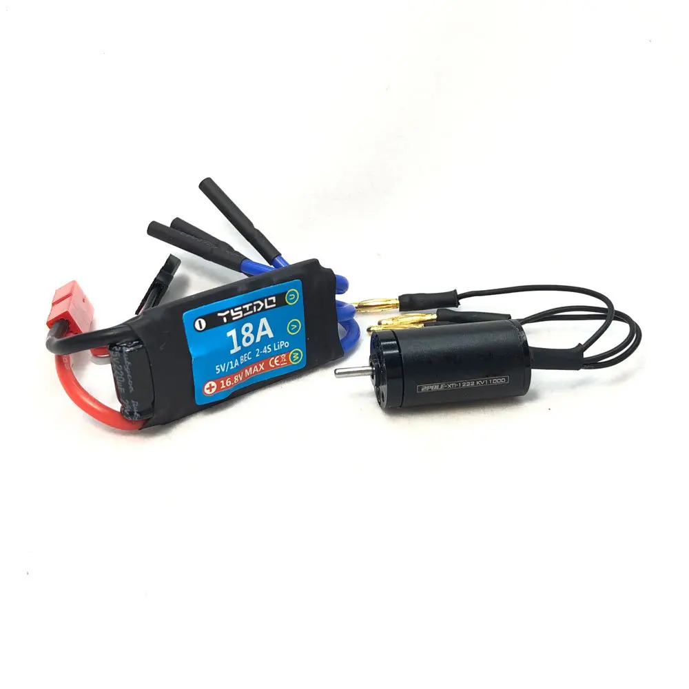 

1222 1230 brushless motor, 18A ESC, suitable for 1/24 1/28 1/32 miniz miniQ RC car