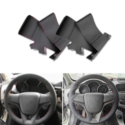 Hand Braid Car Steering Wheel Leather Cover For Chevrolet Cruze 2009-2014 Aveo 2011-2014 Orlando 2010-2015 Ravon R4 2016-2018