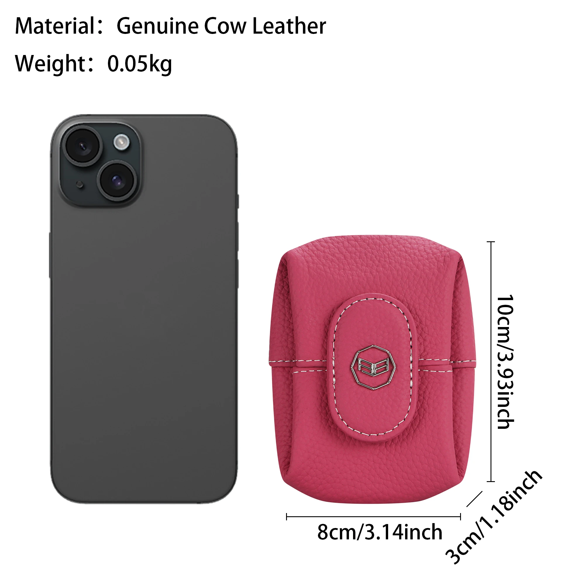 3603 Leather Mini Coin Pouch — product detail 16