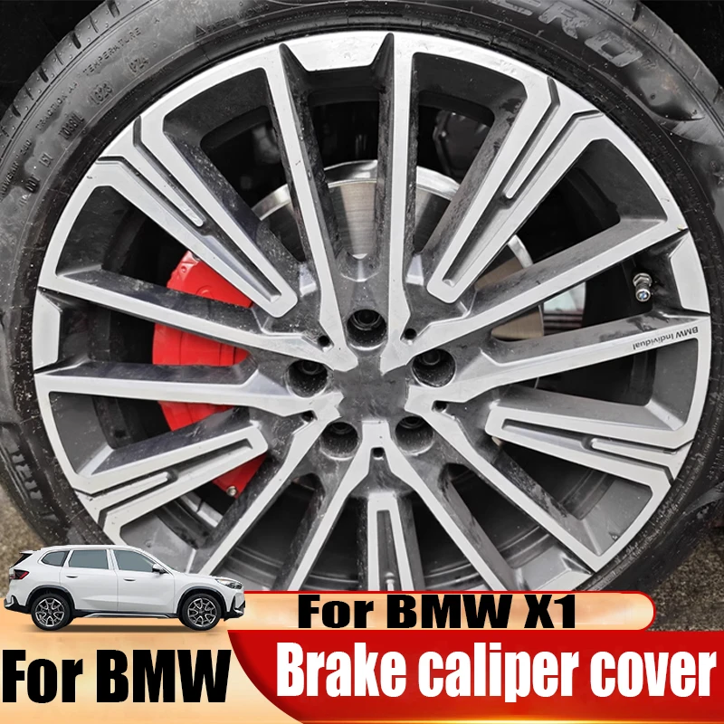 For BMW X1 2018 2024 2025 2026 modified aluminum alloy brake caliper cover wheel hub caliper car exterior decoration accessories