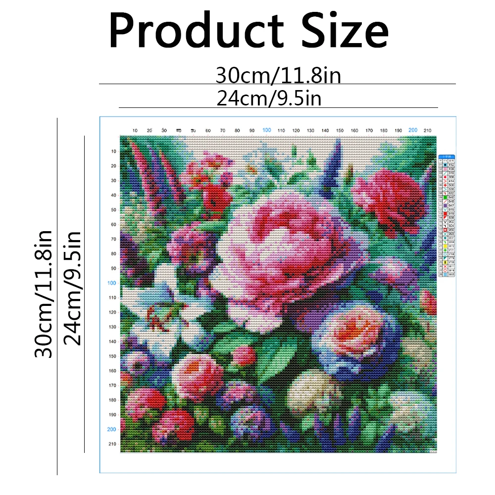 エバーシャイン 花柄刺繍用品 菊の刺繍アート クロスステッチ - Embroidery Design Patterns Flowers のレビューと価格