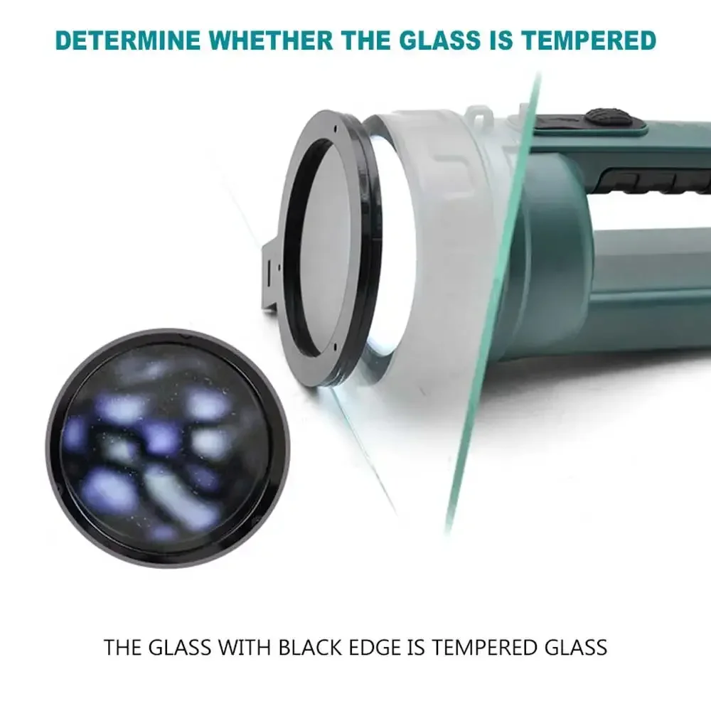 Tempered glass detector flashlight detection lamp processing glass tempered annealing