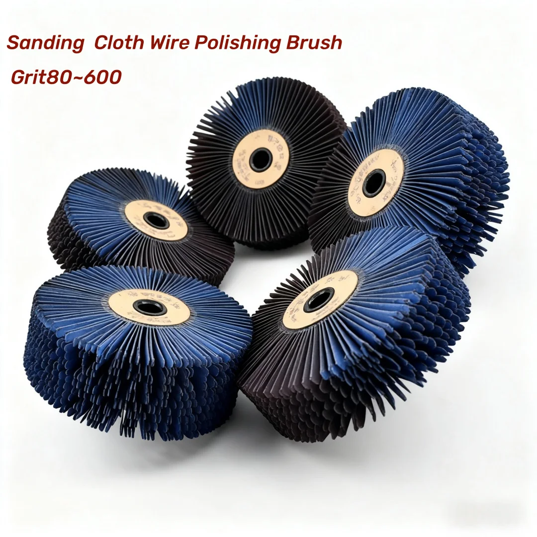 

Grit80 ~ 600 шлифовальная ткань для полировки проволоки, абразивный проволочный барабан, щетка для дерева, дрель, деревообработка, полировка, шлифовка, резьбовой круг