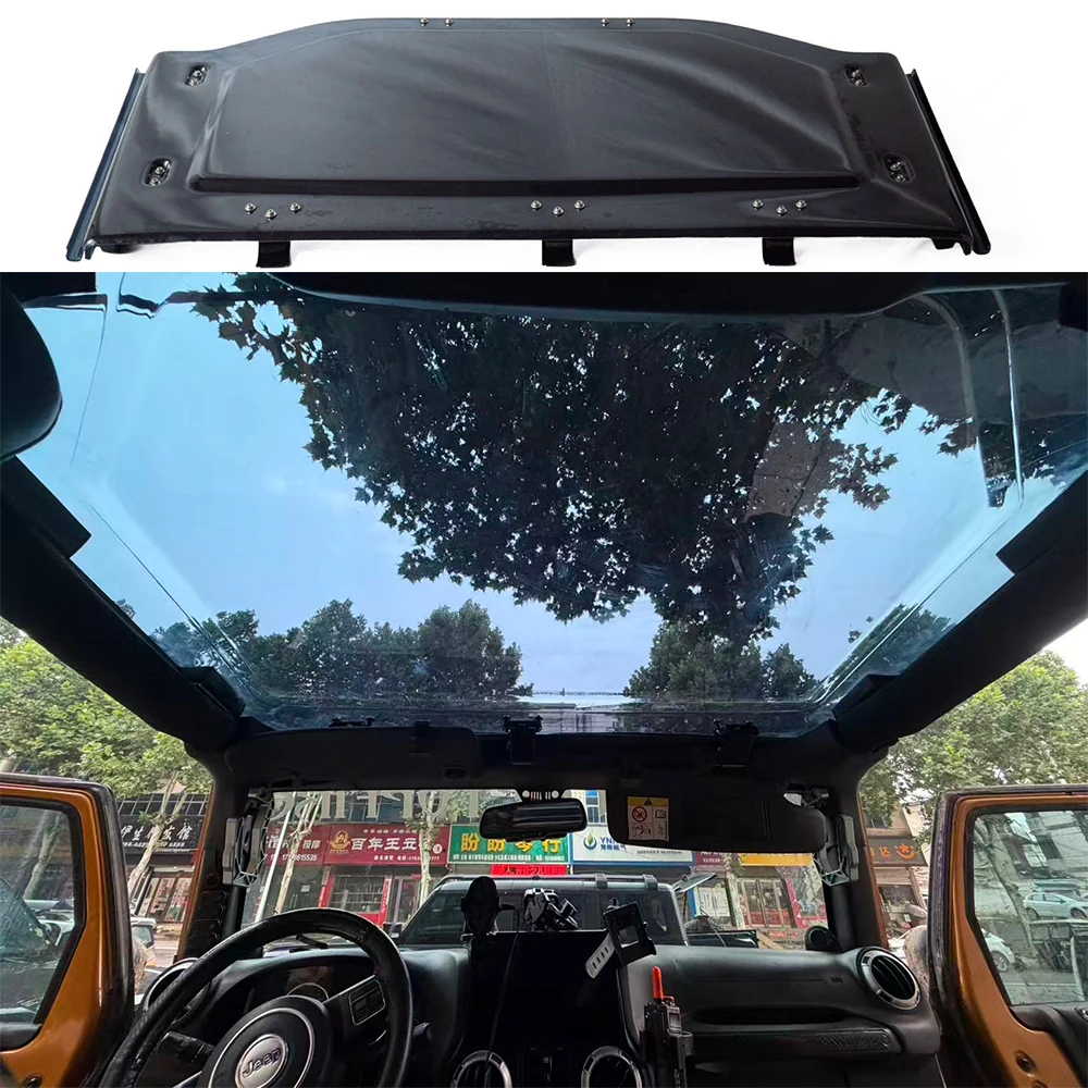 SXMA JK9060 Transparent Car Ceiling Transparent Sunroof for Jeep Wrangler JK 2012-2017
