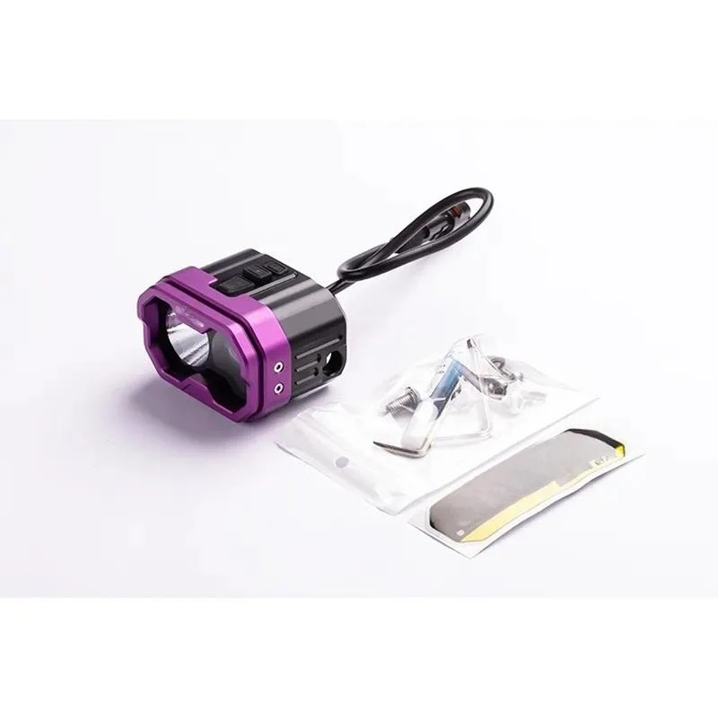 New Tricolor Bike Headlights for  Motorcycle Modification Accessories
