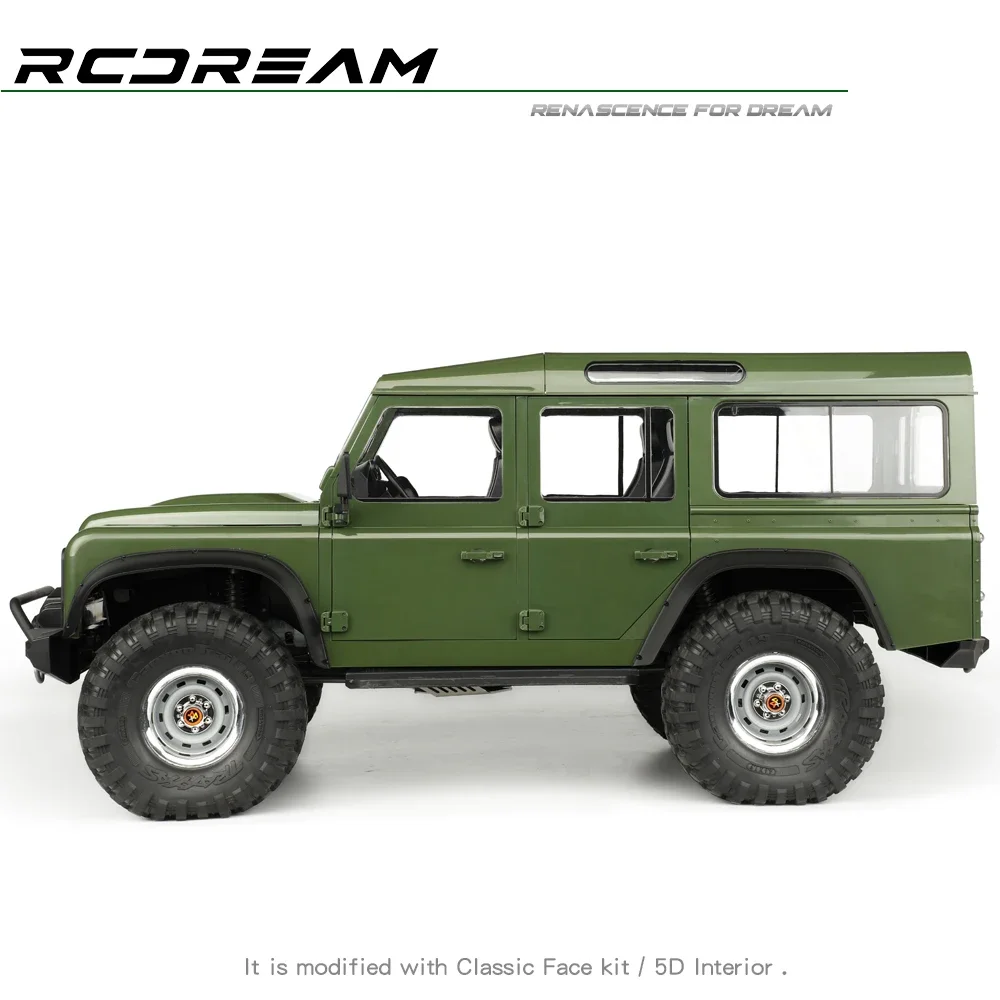 RCDream Wild-Defender RD110 Hard Body 5Door Station Wagon 313mm /Openable 4-Door/Interior/Fender/Cage For TRX4 313mm Upgrade