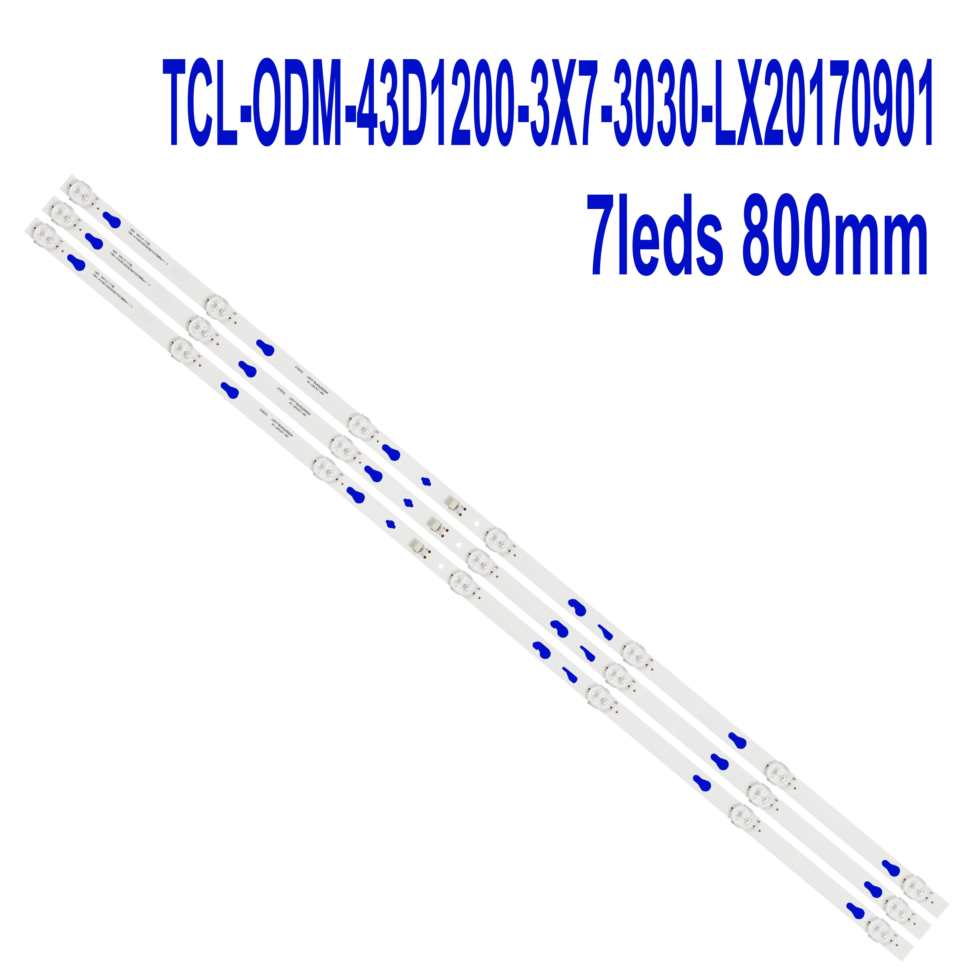 LED Strip For Hkpro 43 Hkp43uhd10 TCL-ODM-43D1200-3X7-3030-LX20170901 T43FSL5131 T43FSL5140 T43FSE1190 T43FSE1230 T43FSL5130