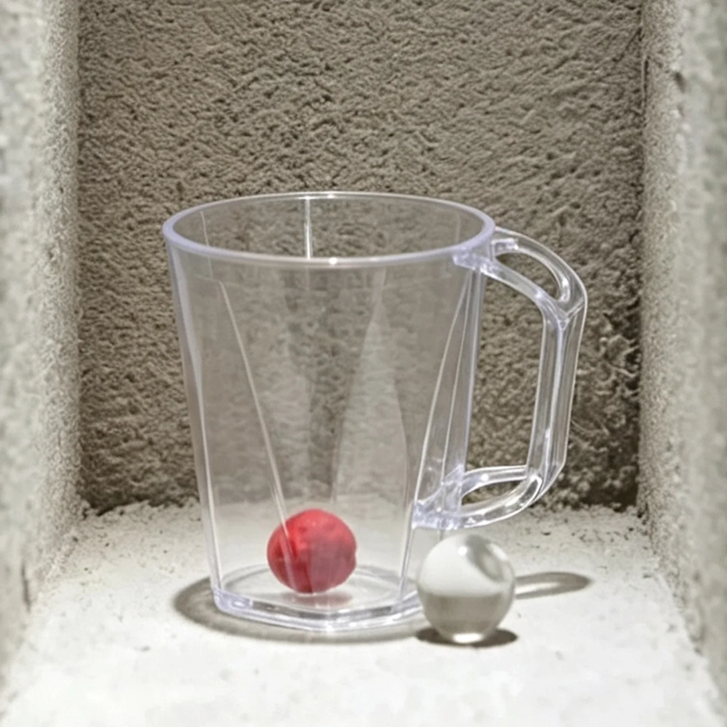Transparente Zaubertricks: Visuell Durchsichtiger Becher & Ball verschwinden, Routine für Close-up- und Bühnenillusionen, Gimmicks, Mentalismus-Requisiten – Detail 3