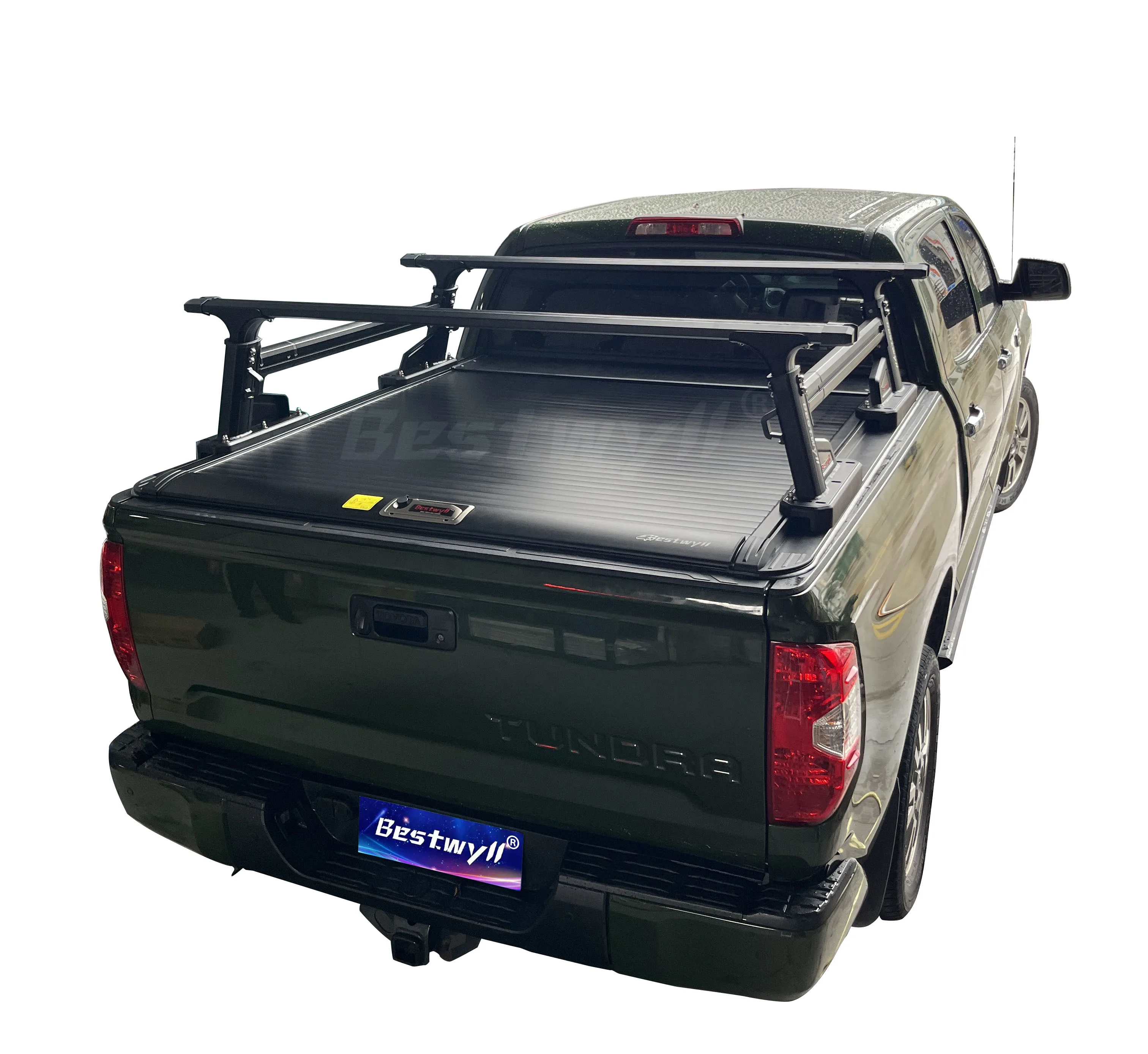Cubierta De Camioneta Rectangular Pickup Roller Shutter Lid Manual Retractable Tonneau Cover for Toyota Tundra 2014+K33